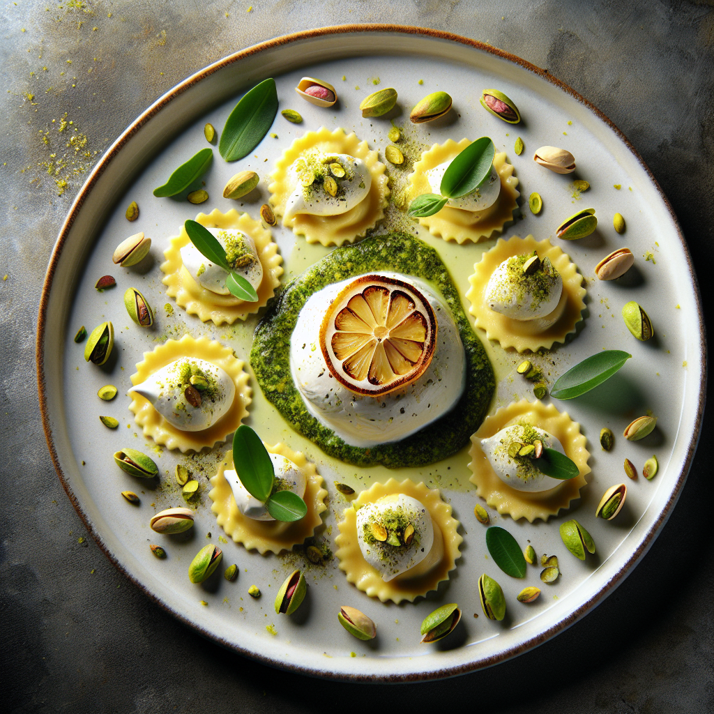 Ravioli di Burrata con Crema di Pistacchi e Zest di Limone: Ricetta Gourmet Facile e Deliziosa 1 chatcmpl BUwyiUp6Xt6J4w7LMV6DzSFIgejHA