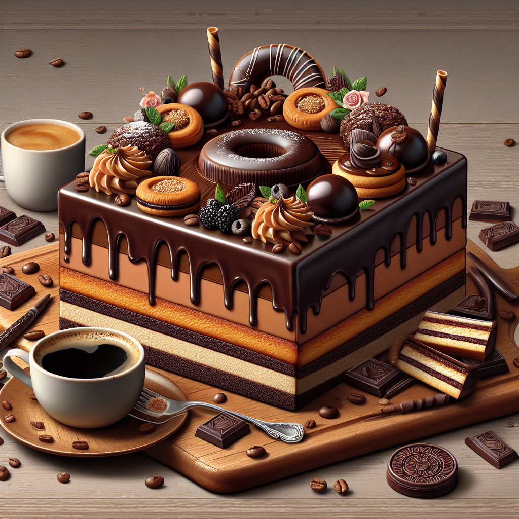 Opera Cake Classica: Ricetta Perfetta al Caffè e Cioccolato con Glassa Lucida 1 chatcmpl