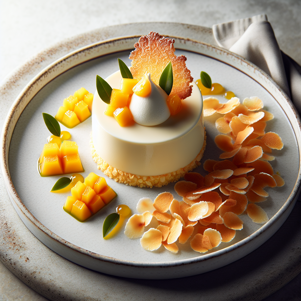 Deliziosa Bavarese alla Vaniglia Tahiti con Gelatina di Mango e Croccante di Mandorle: Ricetta Facile e Gourmet 1 chatcmpl