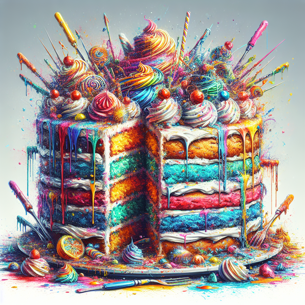 Chaos Cake: La Torta Colorata che Sta Conquistando il Web 1 chatcmpl BVDkzKgneUd0IV7dB4Pb8kgr4T5OS