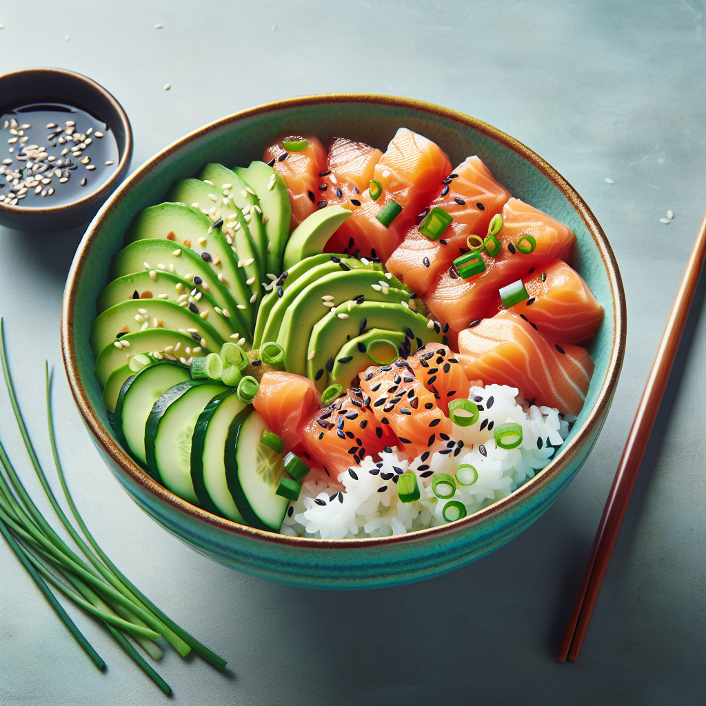 Poke Bowl Leggero: Ricetta Gustosa con Salmone e Avocado 1 chatcmpl