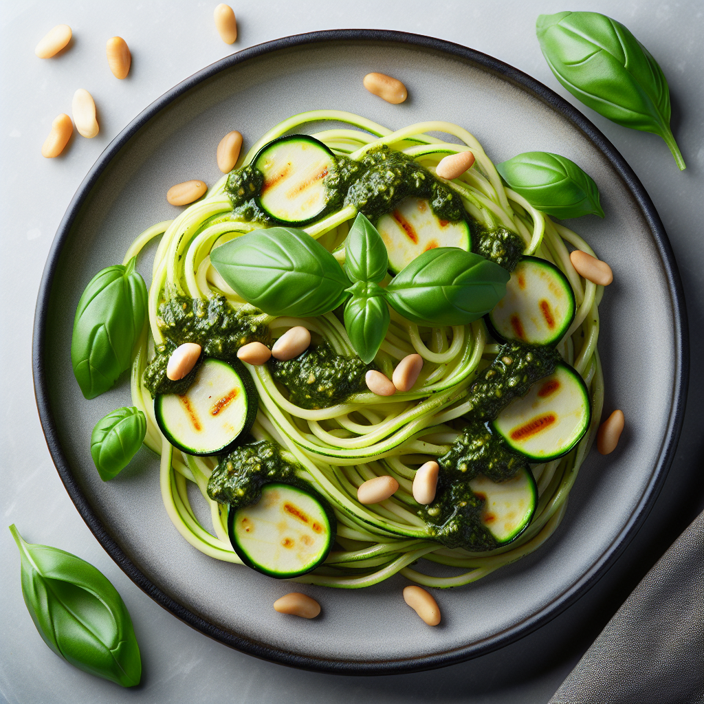 Spaghetti di Zucchine con Pesto Leggero: Una Ricetta Fresca e Salutare 1 chatcmpl
