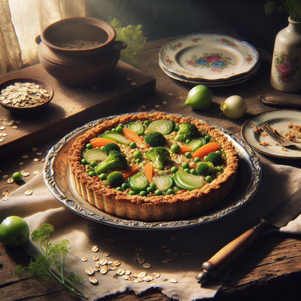 Torta Salata Light con Base di Avena: Ricetta Semplice e Sana 1 chatcmpl