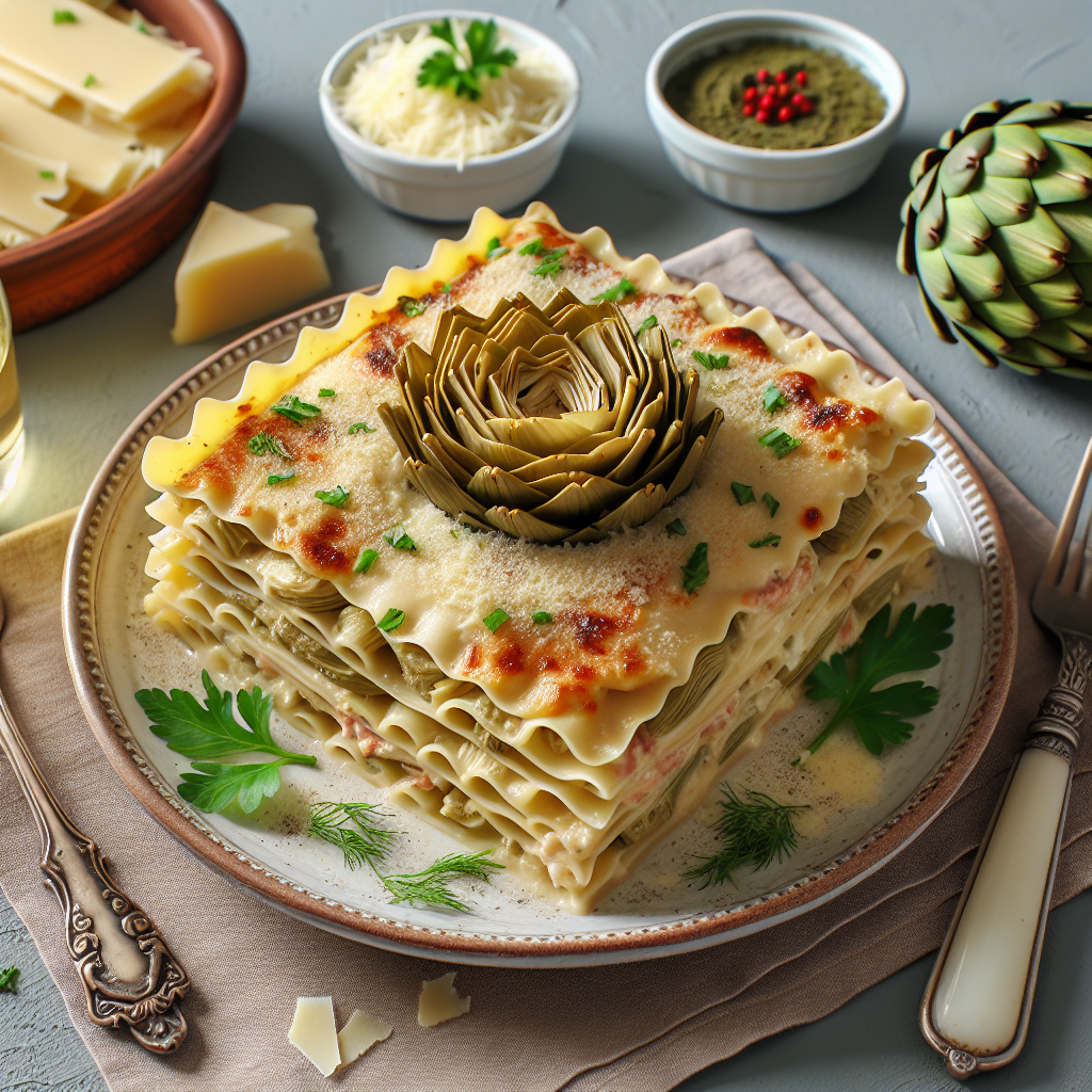Lasagne ai Carciofi: Ricetta Vegetariana Che Sorprende! 1 chatcmpl