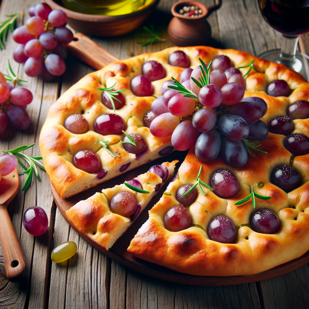 Focaccia con Uva: La Dolce e Salata Delizia che Sorprende Tutti! 1 chatcmpl