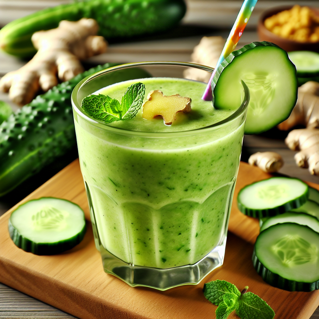Smoothie Drenante al Cetriolo e Zenzero: Ricetta Facile e Rinfrescante 1 chatcmpl