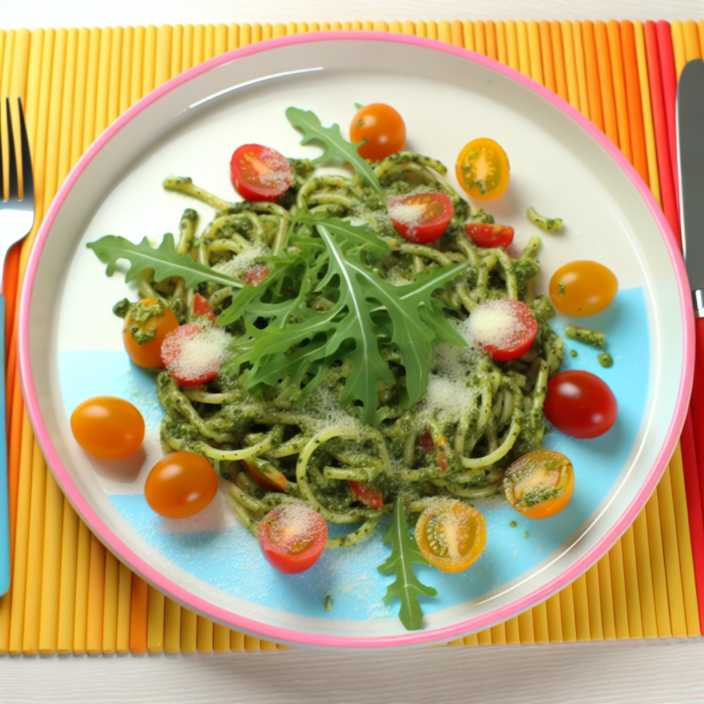 Pasta Fredda con Pesto di Rucola e Pomodorini: Ricetta Facile e Veloce per l'Estate 1 chatcmpl