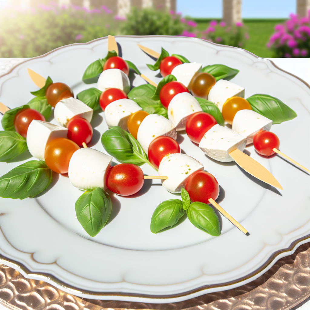 Spiedini Estivi di Mozzarella, Pomodorini e Basilico: Un Finger Food Facile e Gustoso 1 chatcmpl