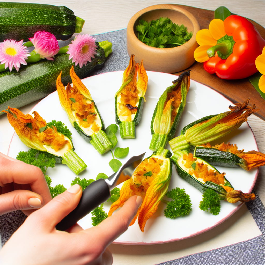Fiori di Zucca Ripieni Croccanti al Forno: La Ricetta Estiva Leggera da Non Perdere! 1 Fiori di Zucca Ripieni Croccanti al Forno: La Ricetta Estiva Leggera da Non Perdere!