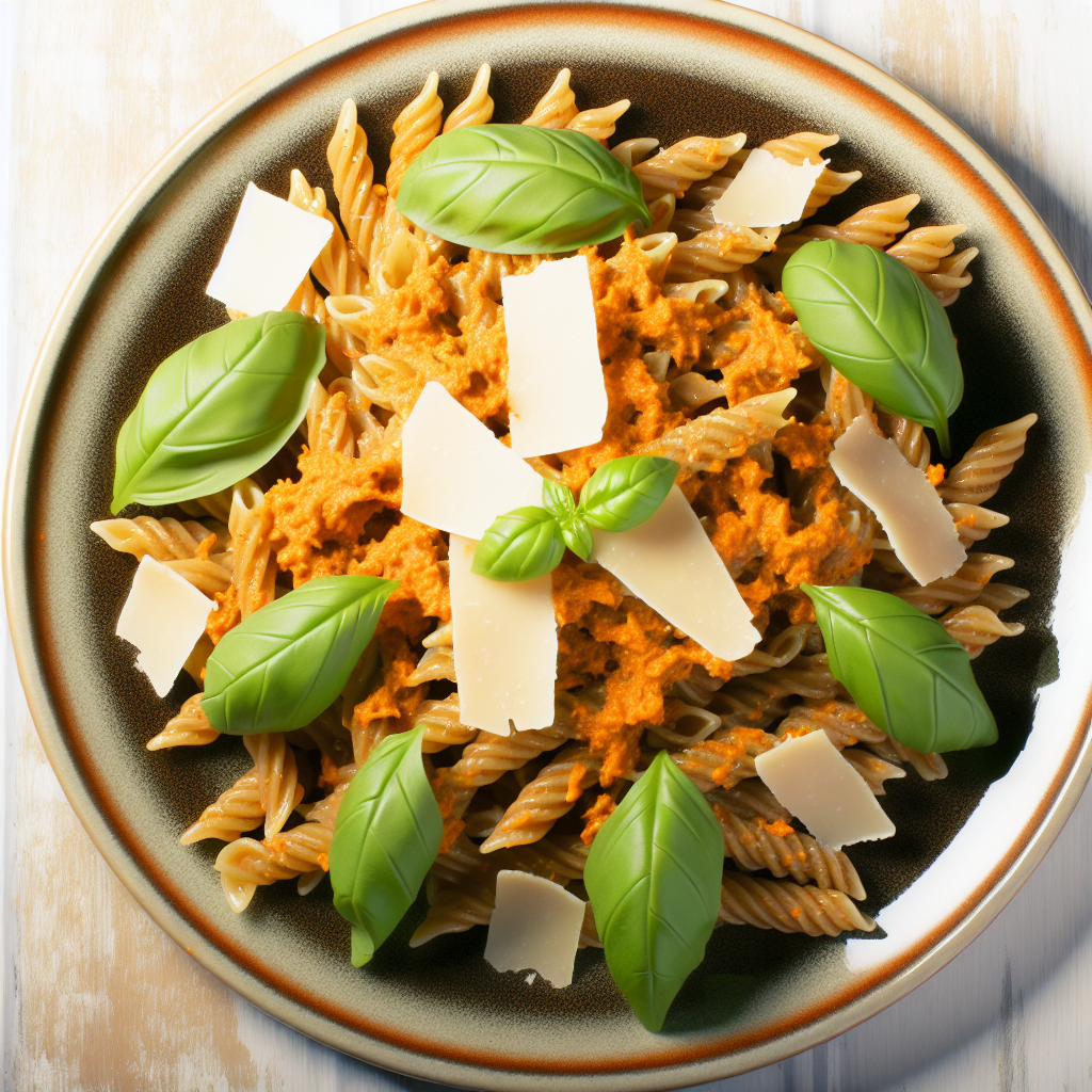 Pasta Integrale al Pesto di Carote: Una Ricetta Leggera e Nutriente da Provare 1 Pasta Integrale al Pesto di Carote: Una Ricetta Leggera e Nutriente da Provare