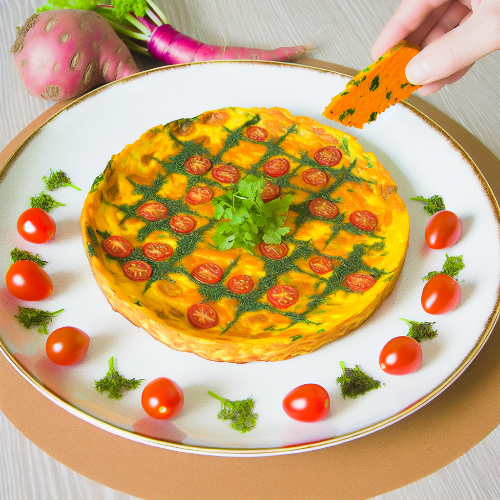 Frittata di Patate Dolce: La Ricetta Colorata e Salutari Che Devi Provare! 1 Frittata di Patate Dolce: La Ricetta Colorata e Salutari Che Devi Provare!