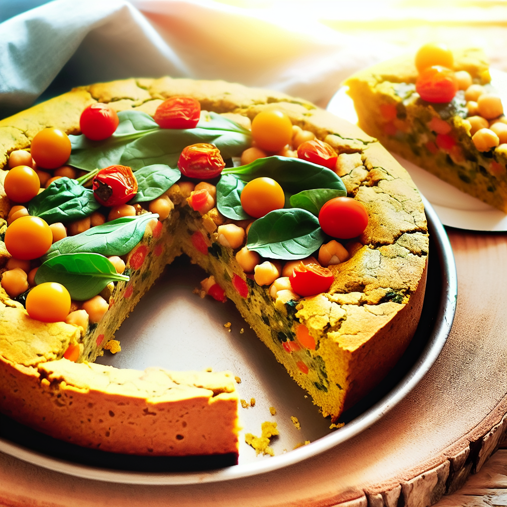 Torta Salata di Ceci e Verdure: Ricetta Facile Senza Farina e Lievito 1 Torta Salata di Ceci e Verdure: Ricetta Facile Senza Farina e Lievito