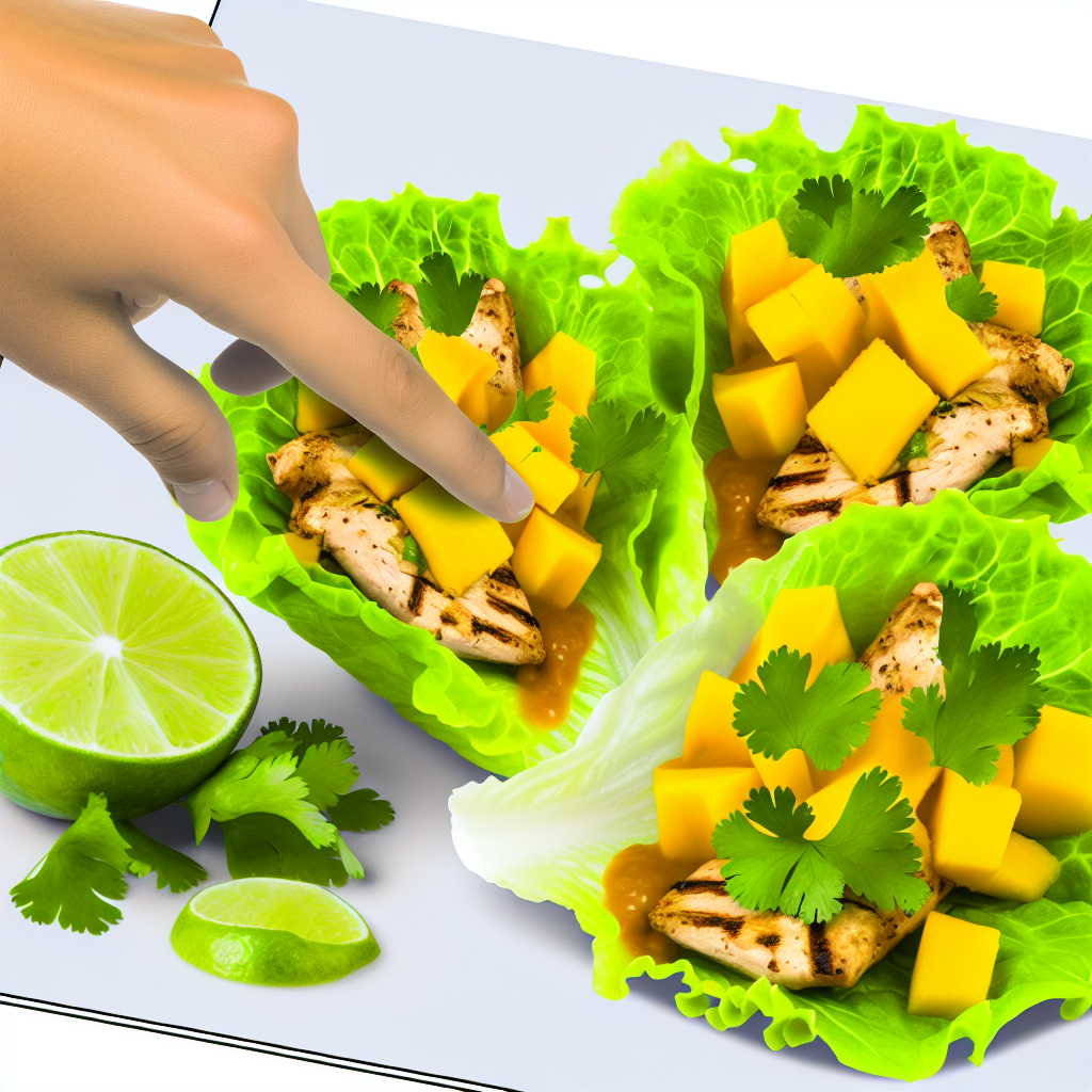 Tacos di Lattuga con Pollo e Mango: Ricetta Fresca e Croccante per un Piatto Estivo 1 Tacos di Lattuga con Pollo e Mango: Ricetta Fresca e Croccante per un Piatto Estivo
