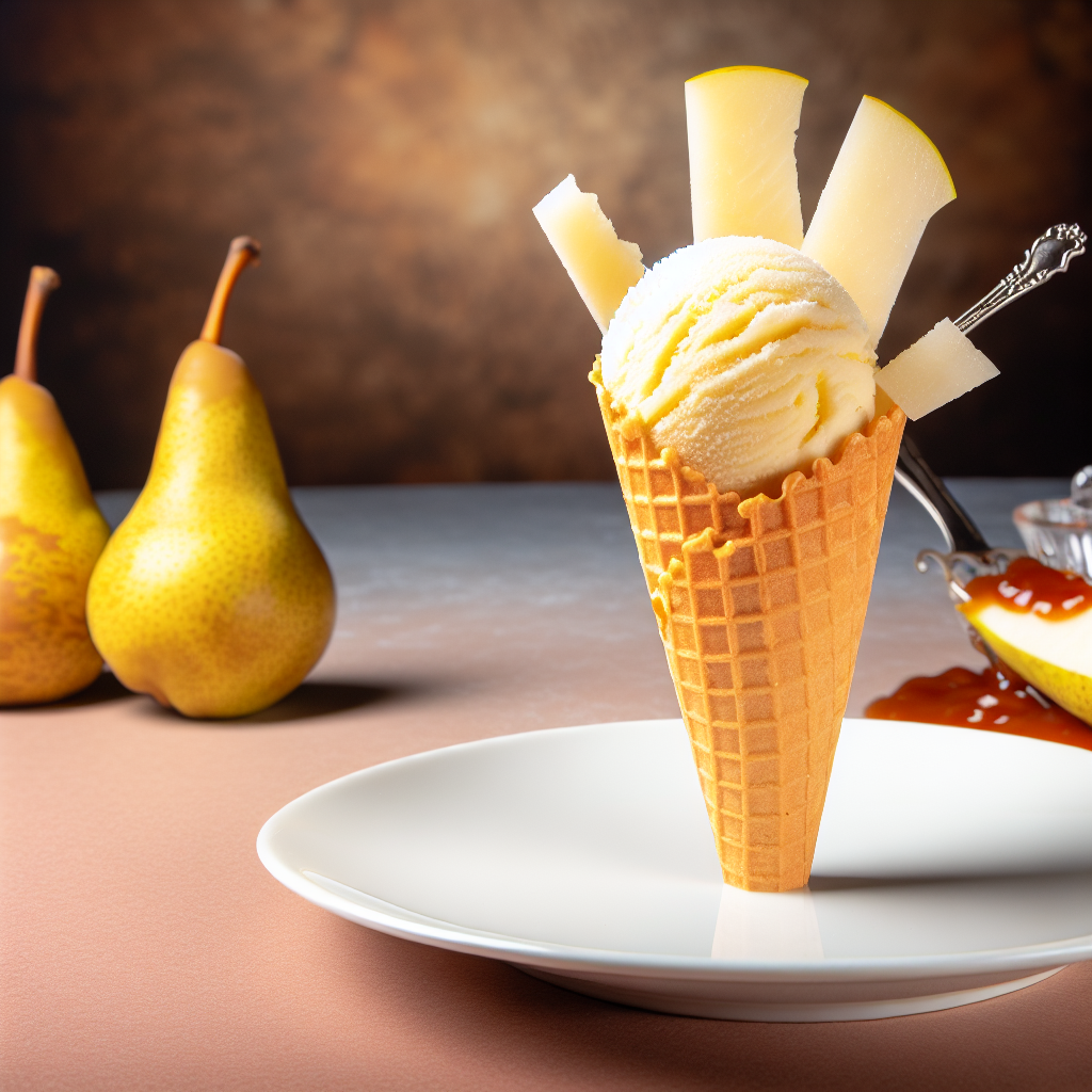 Gelato al Parmigiano Reggiano e Pere: Un'Esperienza Gourmet da Provare 1 Gelato al Parmigiano Reggiano e Pere: Un'Esperienza Gourmet da Provare