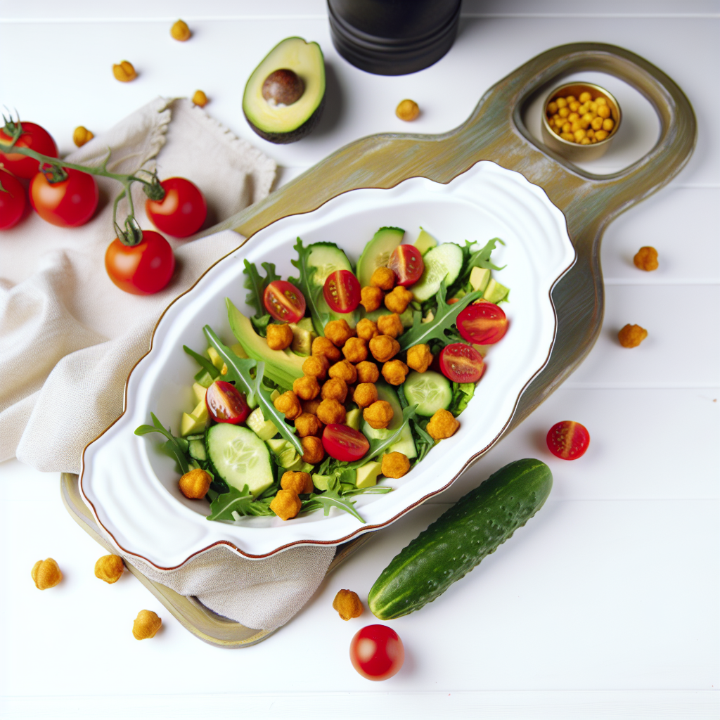 Insalata Estiva di Ceci Croccanti e Avocado: La Ricetta Leggera e Proteica da Provare! 1 Insalata Estiva di Ceci Croccanti e Avocado: La Ricetta Leggera e Proteica da Provare!