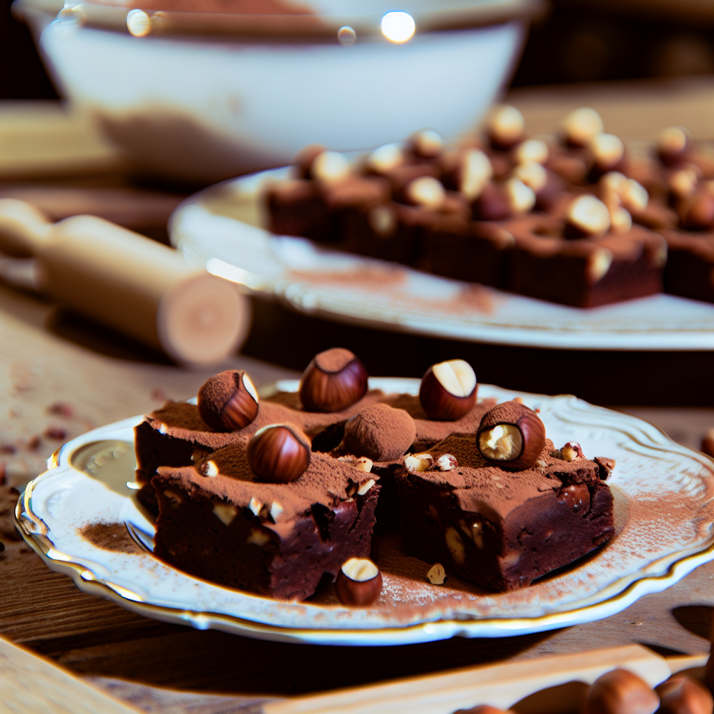 Brownies Vegani alle Nocciole: Ricetta Facile e Senza Latticini 1 Brownies Vegani alle Nocciole: Ricetta Facile e Senza Latticini