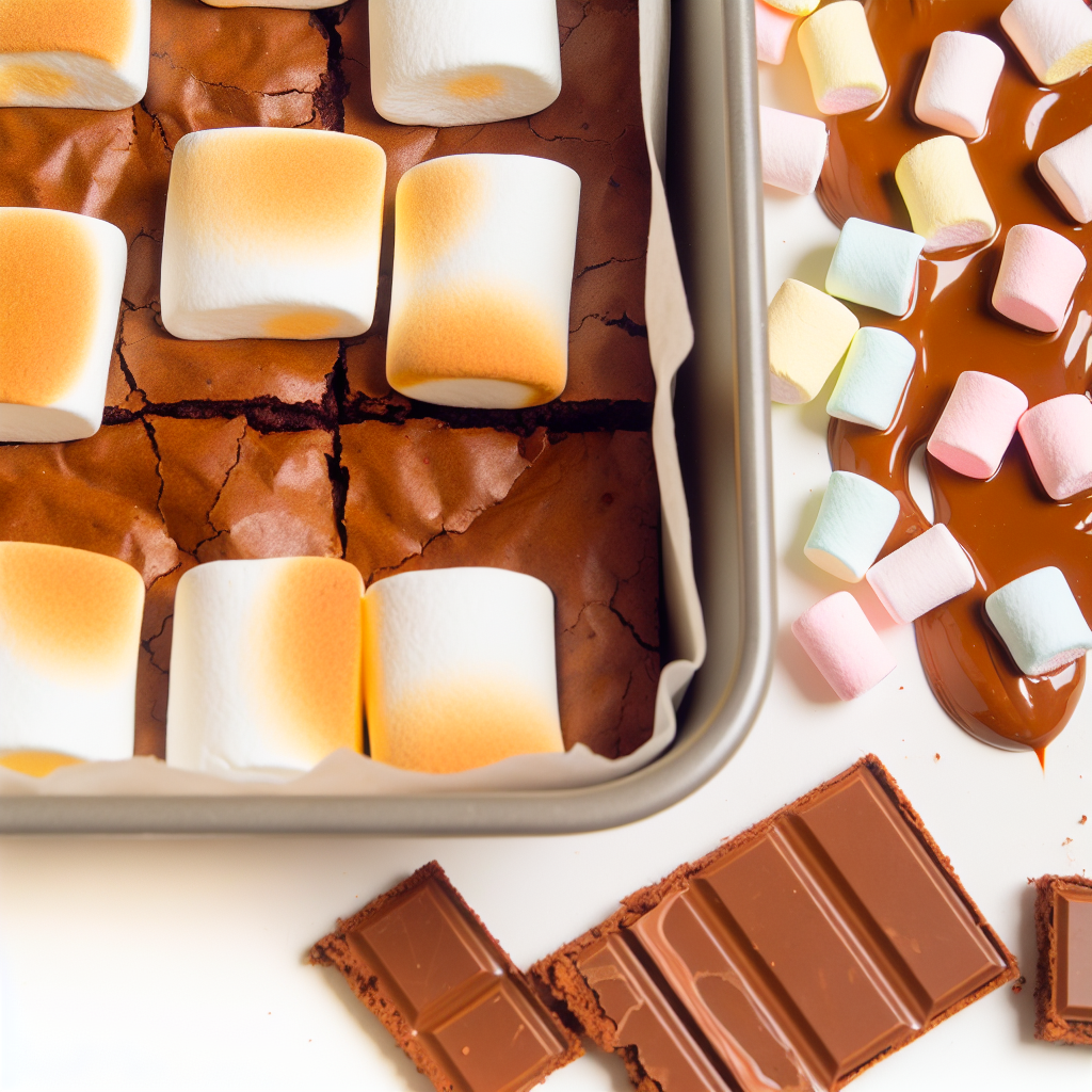 Brownies con Marshmallow: La Ricetta Perfetta per un Delizioso Contrasto Croccante e Filante 1 Brownies con Marshmallow: La Ricetta Perfetta per un Delizioso Contrasto Croccante e Filante