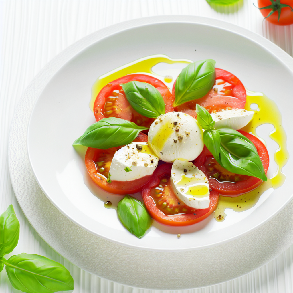 La Deliziosa Insalata Caprese: Un Classico della Cucina Italiana 1 La Deliziosa Insalata Caprese: Un Classico della Cucina Italiana