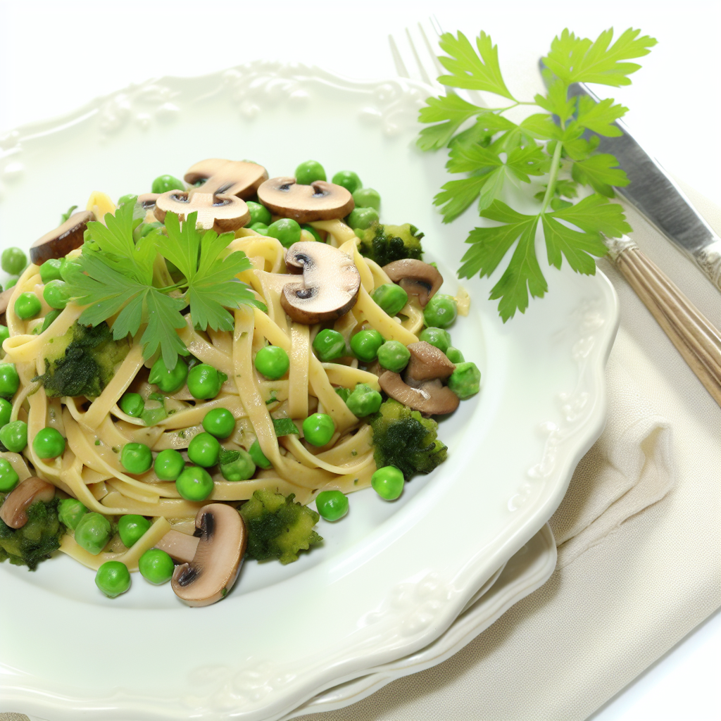Deliziosa Ricetta di Pasta con Funghi e Piselli: Un Piatto Semplice e Gustoso! 1 Deliziosa Ricetta di Pasta con Funghi e Piselli: Un Piatto Semplice e Gustoso!