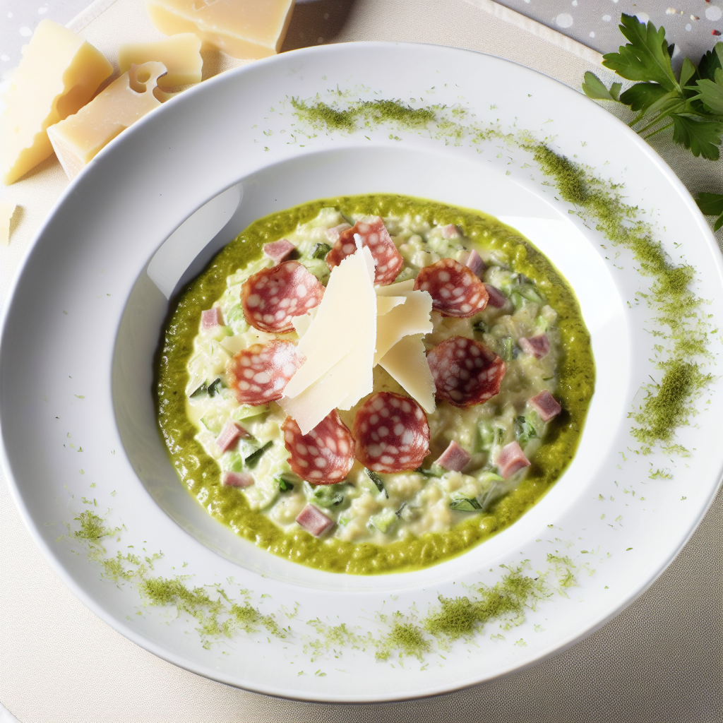 Risotto Crema di Zucchine e Speck: Un Piatto Facile e Gustoso 1 Risotto Crema di Zucchine e Speck: Un Piatto Facile e Gustoso