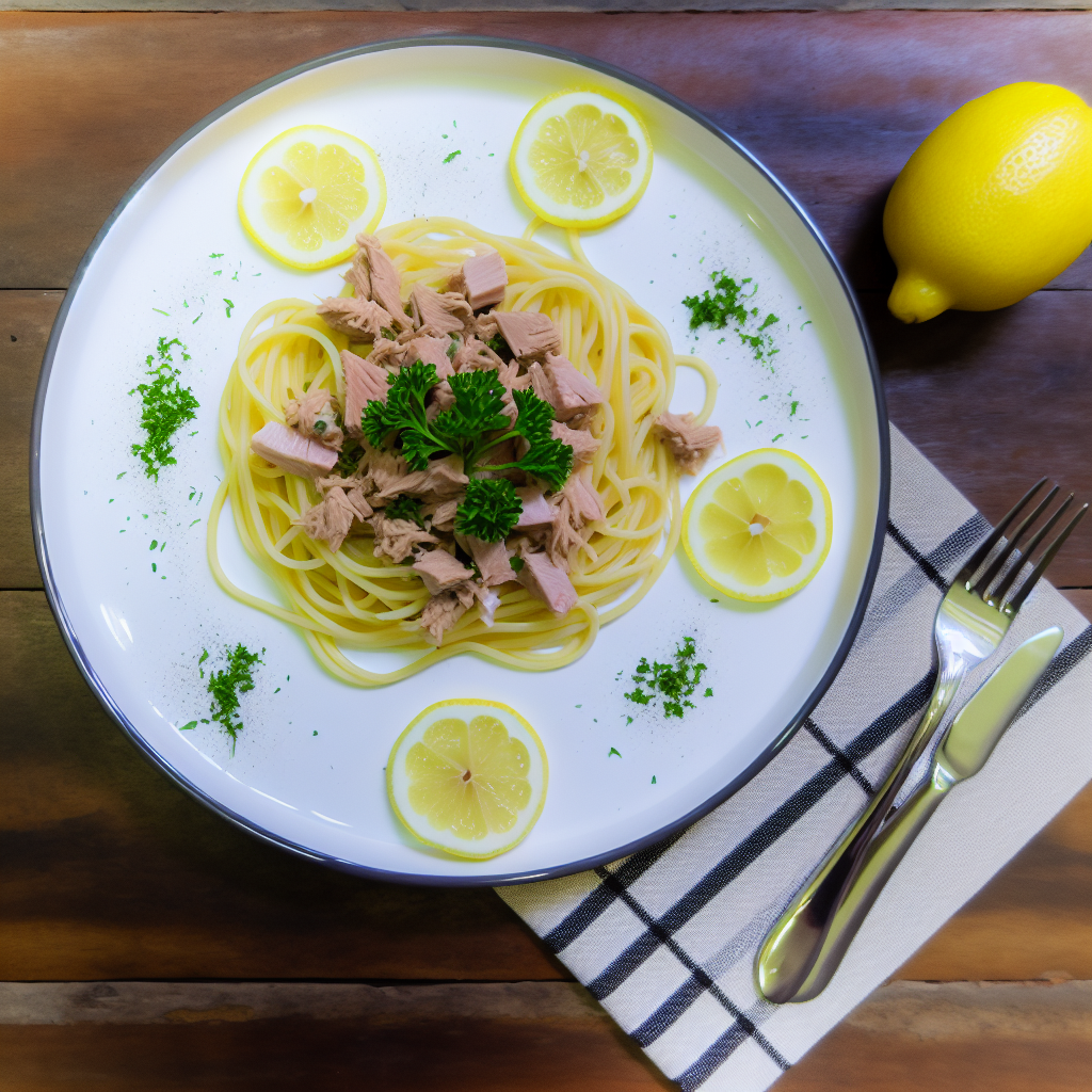 Spaghetti con Tonno e Limone: Una Ricetta Fresca e Facile da Preparare 1 Spaghetti con Tonno e Limone: Una Ricetta Fresca e Facile da Preparare