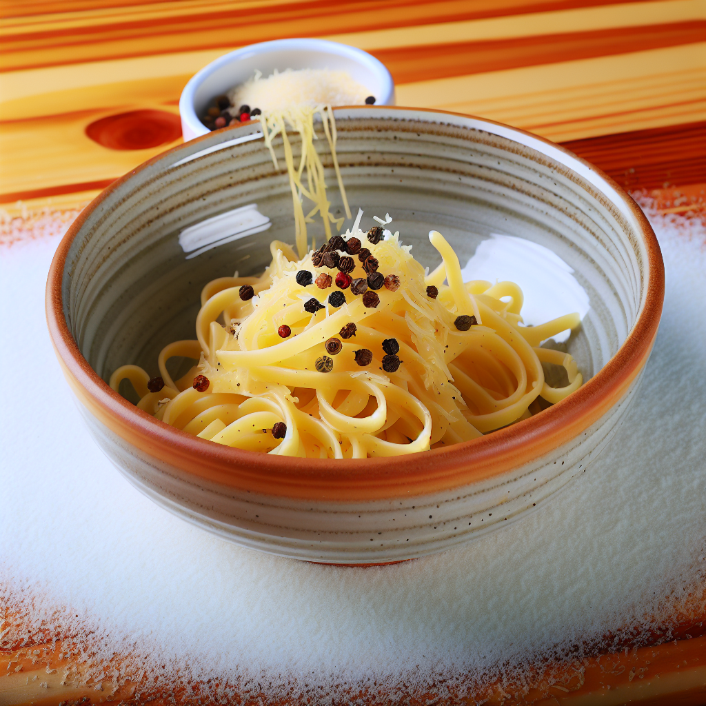 Cacio e Pepe con Parmigiano: La Ricetta Tradizionale Rivisitata 1 Cacio e Pepe con Parmigiano: La Ricetta Tradizionale Rivisitata