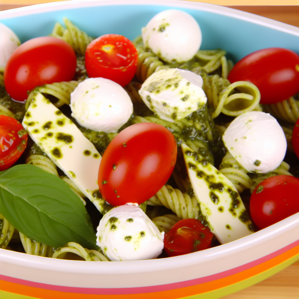Pasta Fredda Light con Pesto, Pomodorini e Mozzarella: Ricetta Fresca e Gustosa 1 Pasta Fredda Light con Pesto, Pomodorini e Mozzarella: Ricetta Fresca e Gustosa