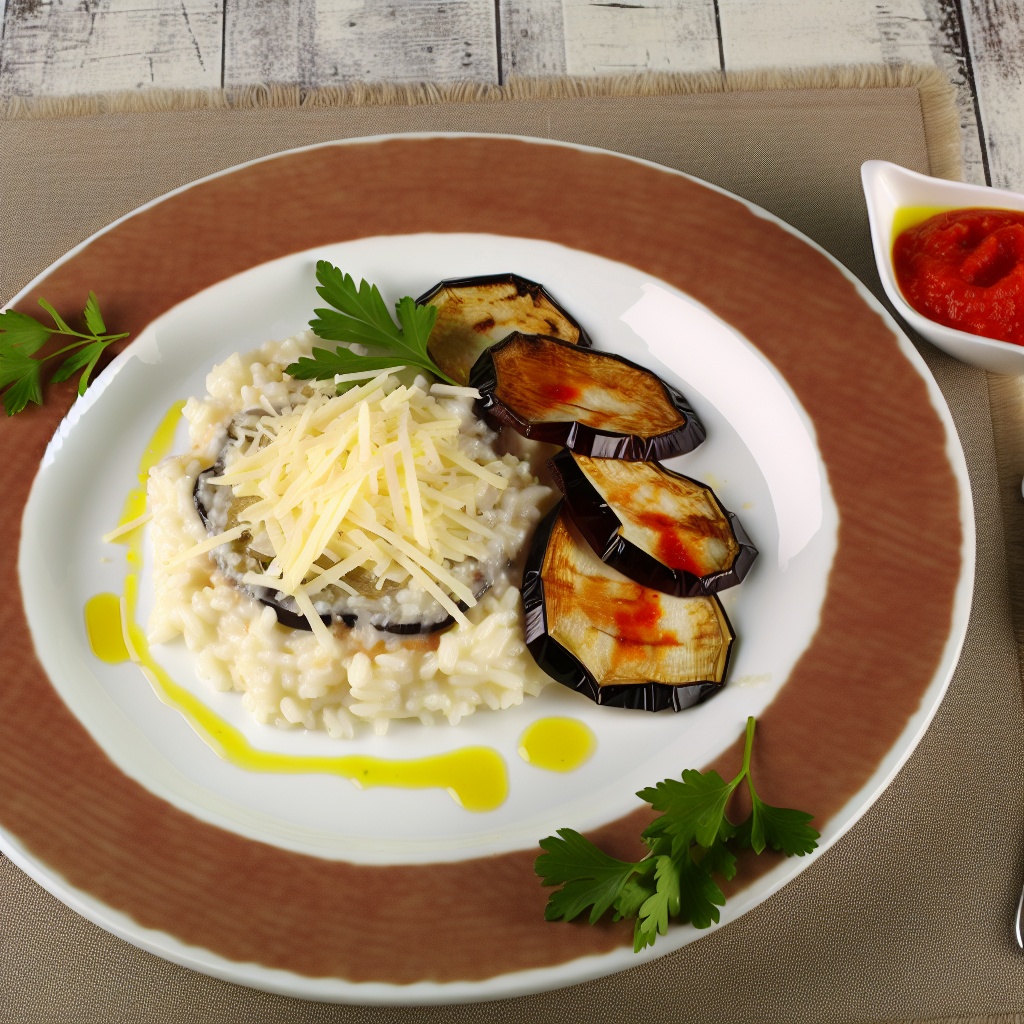 Risotto alle Melanzane alla Parmigiana: La Ricetta Perfetta per un Piatto Gustoso e Cremoso 1 Risotto alle Melanzane alla Parmigiana: La Ricetta Perfetta per un Piatto Gustoso e Cremoso