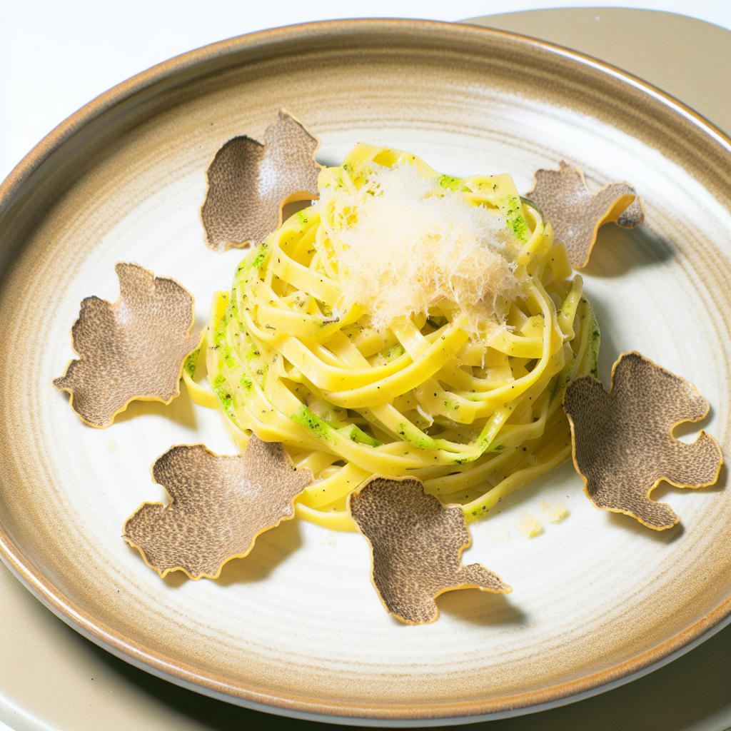 Tagliolini al Tartufo con Burro Chiarificato: Un Delizioso Piatto Gourmet 1 Tagliolini al Tartufo con Burro Chiarificato: Un Delizioso Piatto Gourmet