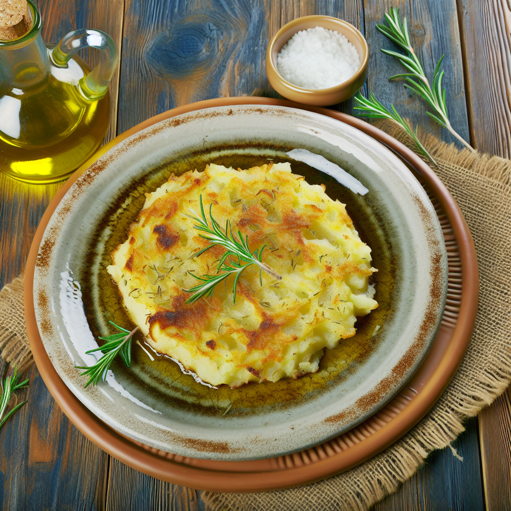 Schiacciata di Patate Croccante al Forno: Ricetta Facile e Deliziosa 1 Schiacciata di Patate Croccante al Forno: Ricetta Facile e Deliziosa