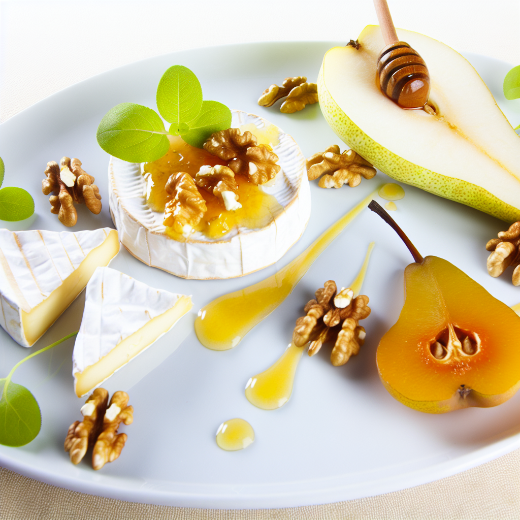Delizioso Brie al Forno con Pere: Una Ricetta Gourmet Facile e Veloce 1 Delizioso Brie al Forno con Pere: Una Ricetta Gourmet Facile e Veloce