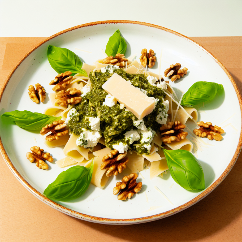 Delizioso Pesto alle Noci e Ricotta: Ricetta Facile e Genuina 1 Delizioso Pesto alle Noci e Ricotta: Ricetta Facile e Genuina