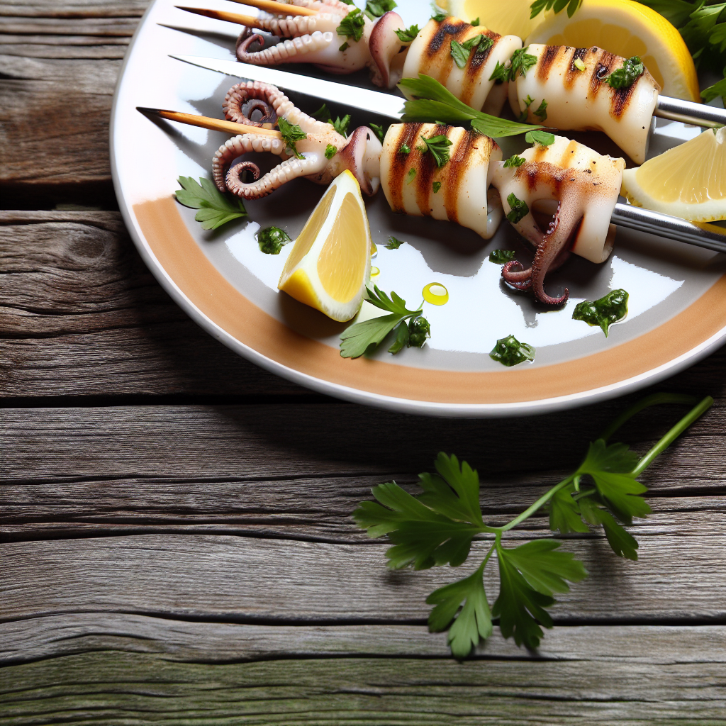 Deliziosi Calamari Spiedini: Ricetta Facile e Velocissima per un Antipasto Gourmet 1 Deliziosi Calamari Spiedini: Ricetta Facile e Velocissima per un Antipasto Gourmet