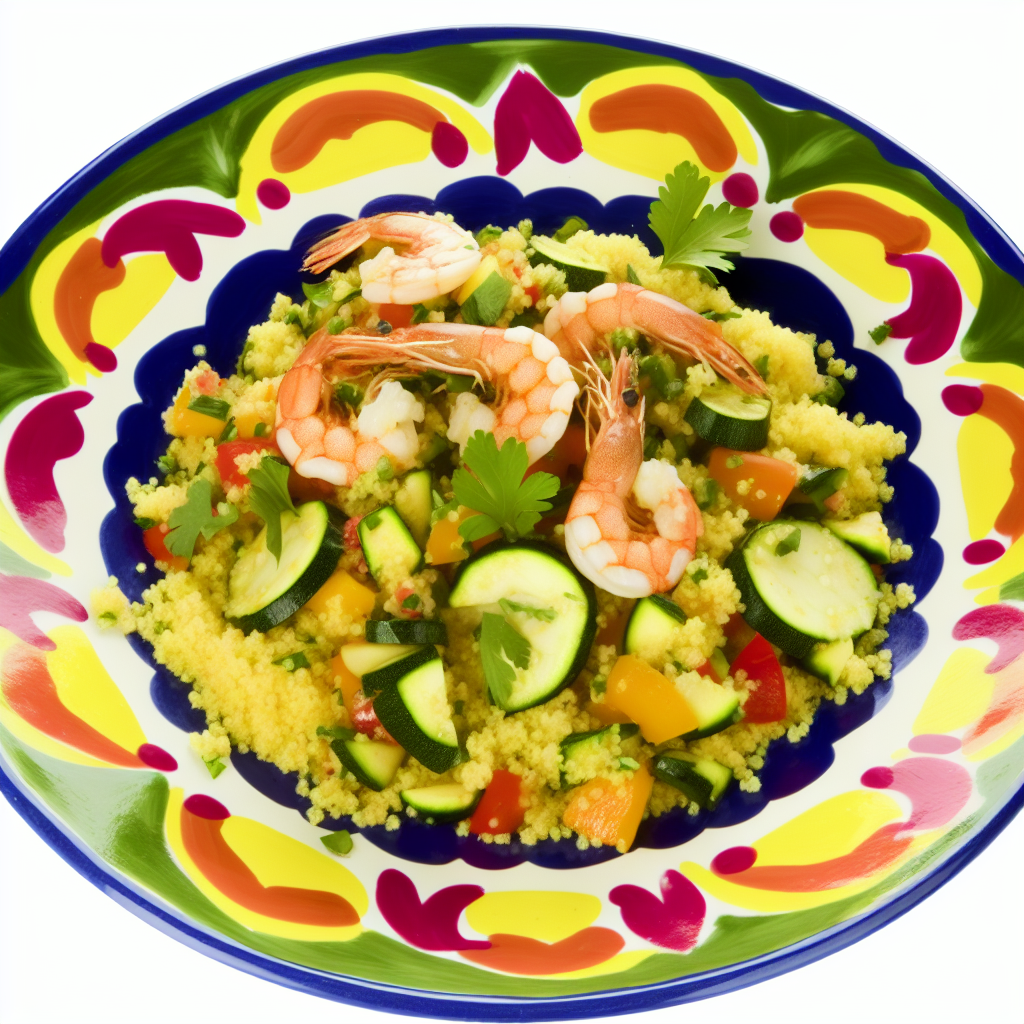 Cous Cous con Gamberetti e Zucchine: Ricetta Semplice e Gustosa 1 Cous Cous con Gamberetti e Zucchine: Ricetta Semplice e Gustosa