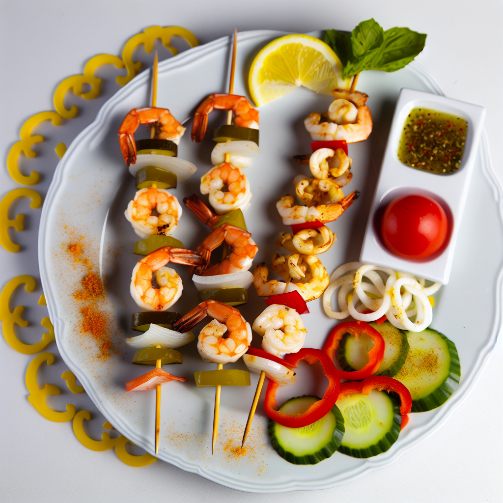 Spiedini di Gamberi e Calamari: Ricetta Semplice e Gustosa per l'Estate 1 Spiedini di Gamberi e Calamari: Ricetta Semplice e Gustosa per l'Estate