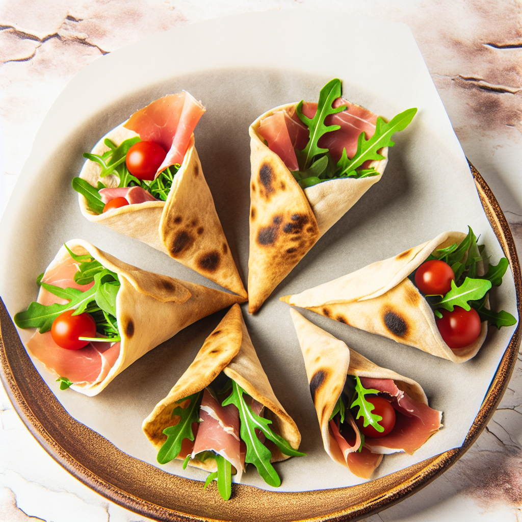 "Deliziosi Coni di Piadina: Ricette e Idee per Gustose Varianti" 1 "Deliziosi Coni di Piadina: Ricette e Idee per Gustose Varianti"