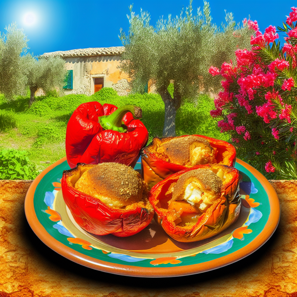 Peperoni Gratinati al Forno alla Siciliana: Ricetta Tradizionale e Saporita 1 Peperoni Gratinati al Forno alla Siciliana: Ricetta Tradizionale e Saporita