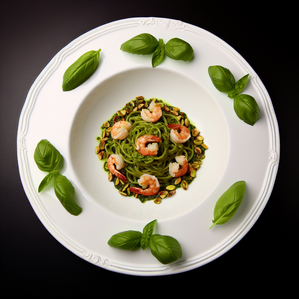 Pesto di Pistacchi e Gamberetti: La Ricetta Perfetta per un Primo Piatto Gourmet 1 Pesto di Pistacchi e Gamberetti: La Ricetta Perfetta per un Primo Piatto Gourmet