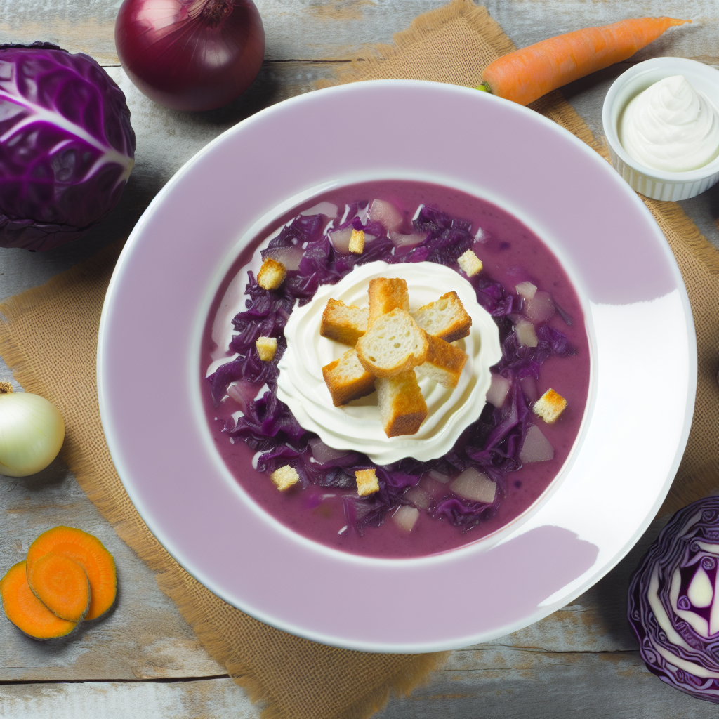 Zuppa di Cavolo Viola: Ricetta Gustosa e Ricca di Benefici per la Salute 1 Zuppa di Cavolo Viola: Ricetta Gustosa e Ricca di Benefici per la Salute