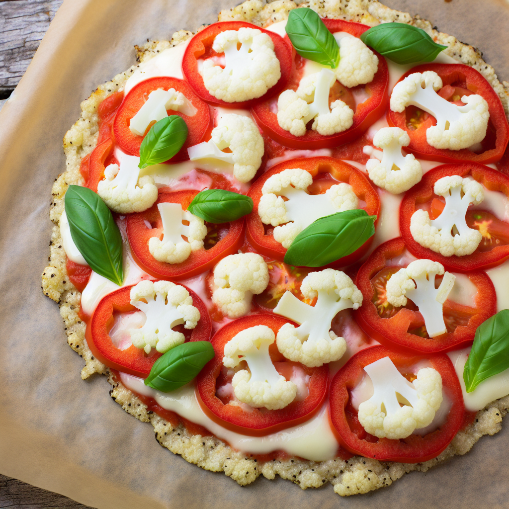 Pizza Chetogenica: Saporita Base di Cavolfiore per un Piatto Light e Gustoso 1 Pizza Chetogenica: Saporita Base di Cavolfiore per un Piatto Light e Gustoso