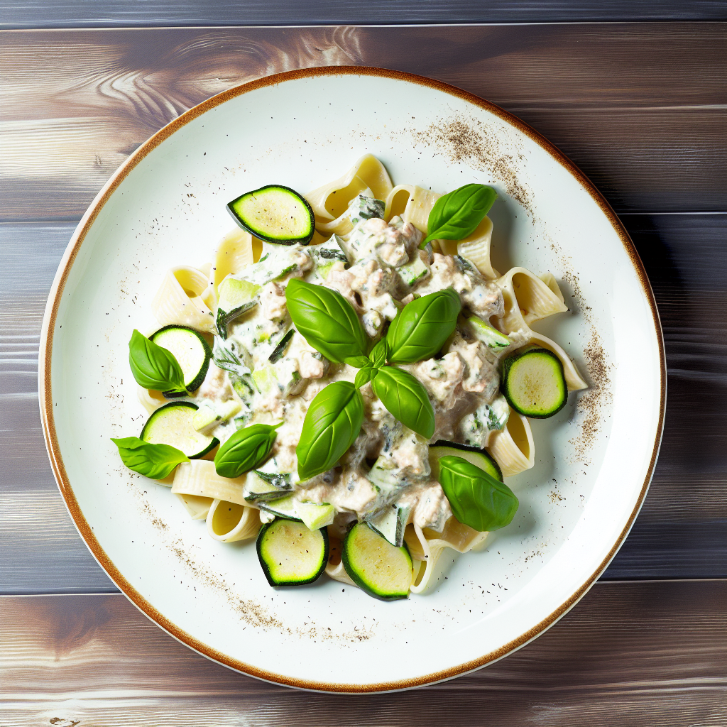 Pasta Proteica con Crema di Ricotta e Zucchine: Ricetta Semplice e Nutriente 1 Pasta Proteica con Crema di Ricotta e Zucchine: Ricetta Semplice e Nutriente