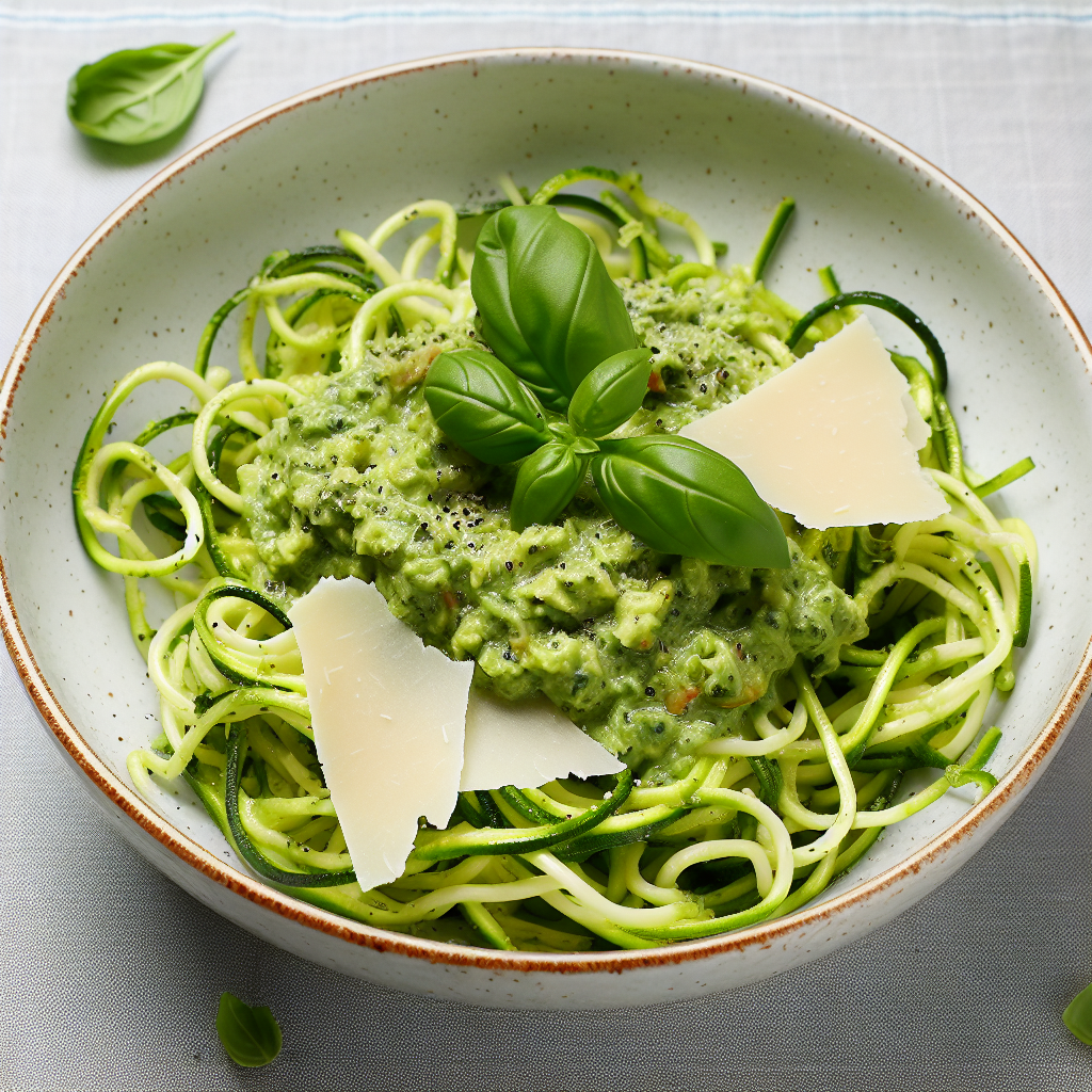 Zoodles con Pesto di Avocado: La Ricetta Leggera e Gustosa da Provare! 1 Zoodles con Pesto di Avocado: La Ricetta Leggera e Gustosa da Provare!