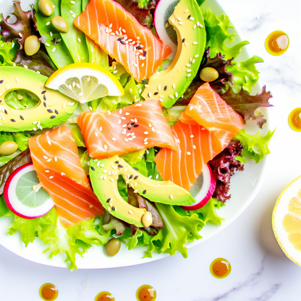 Insalata di Salmone e Avocado con Olio MCT: Ricetta Sana e Gustosa 1 Insalata di Salmone e Avocado con Olio MCT: Ricetta Sana e Gustosa