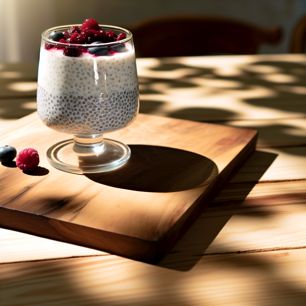 Delizioso Chia Pudding al Cocco e Frutti di Bosco: Ricetta Facile e Nutriente 1 Delizioso Chia Pudding al Cocco e Frutti di Bosco: Ricetta Facile e Nutriente