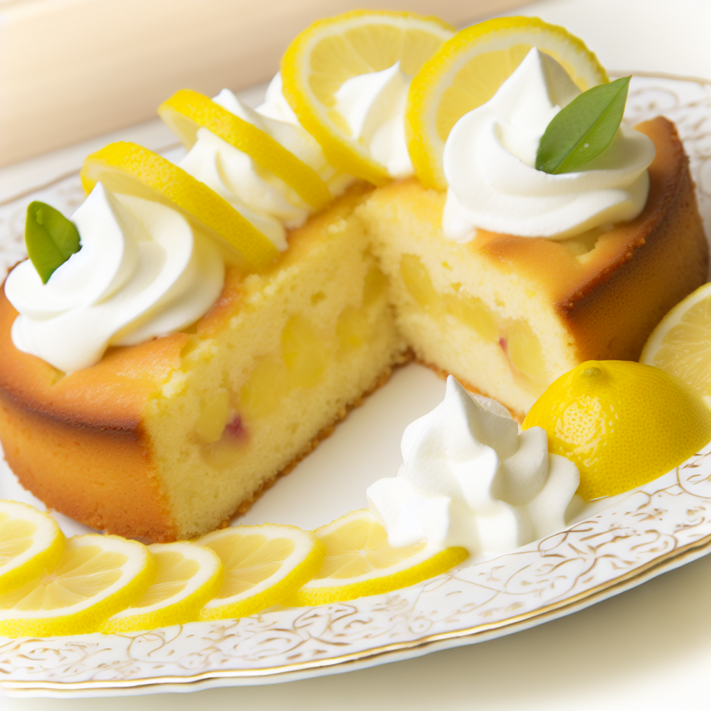 Torta al Limone Proteica Senza Zucchero: Delizia Sana e Leggera 1 Torta al Limone Proteica Senza Zucchero: Delizia Sana e Leggera