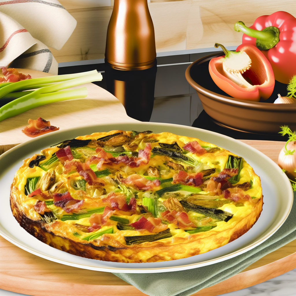 Frittata al Forno con Verdure e Pancetta: Ricetta Facile e Gustosa 1 Frittata al Forno con Verdure e Pancetta: Ricetta Facile e Gustosa