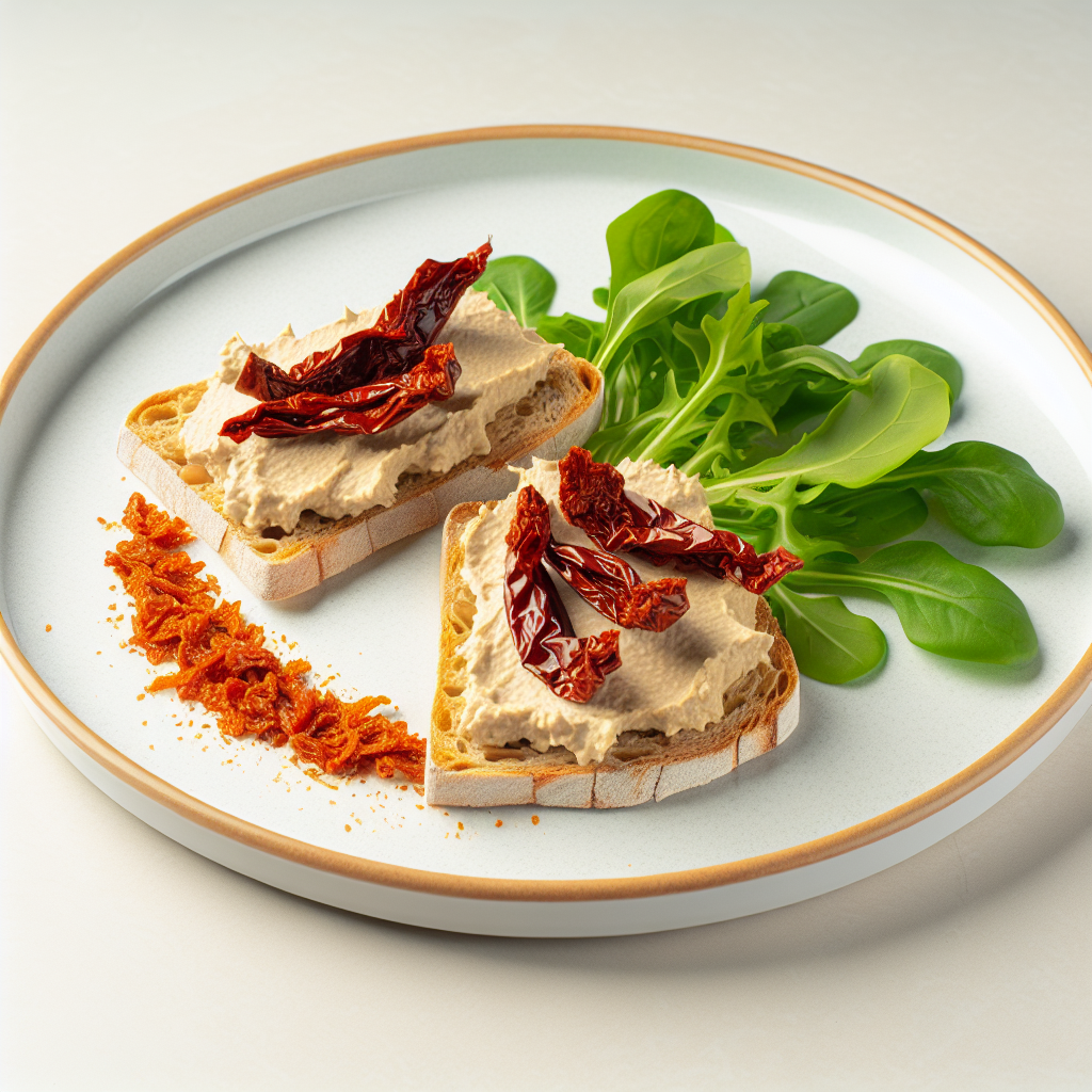 Toast di Riso Proteico con Hummus e Pomodori Secchi: la Ricetta Salutare e Gustosa! 1 Toast di Riso Proteico con Hummus e Pomodori Secchi: la Ricetta Salutare e Gustosa!