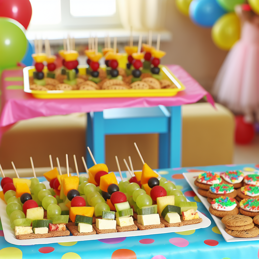 Idee per Merende Sane e Gustose per la Festa dei Bambini 1 Idee per Merende Sane e Gustose per la Festa dei Bambini