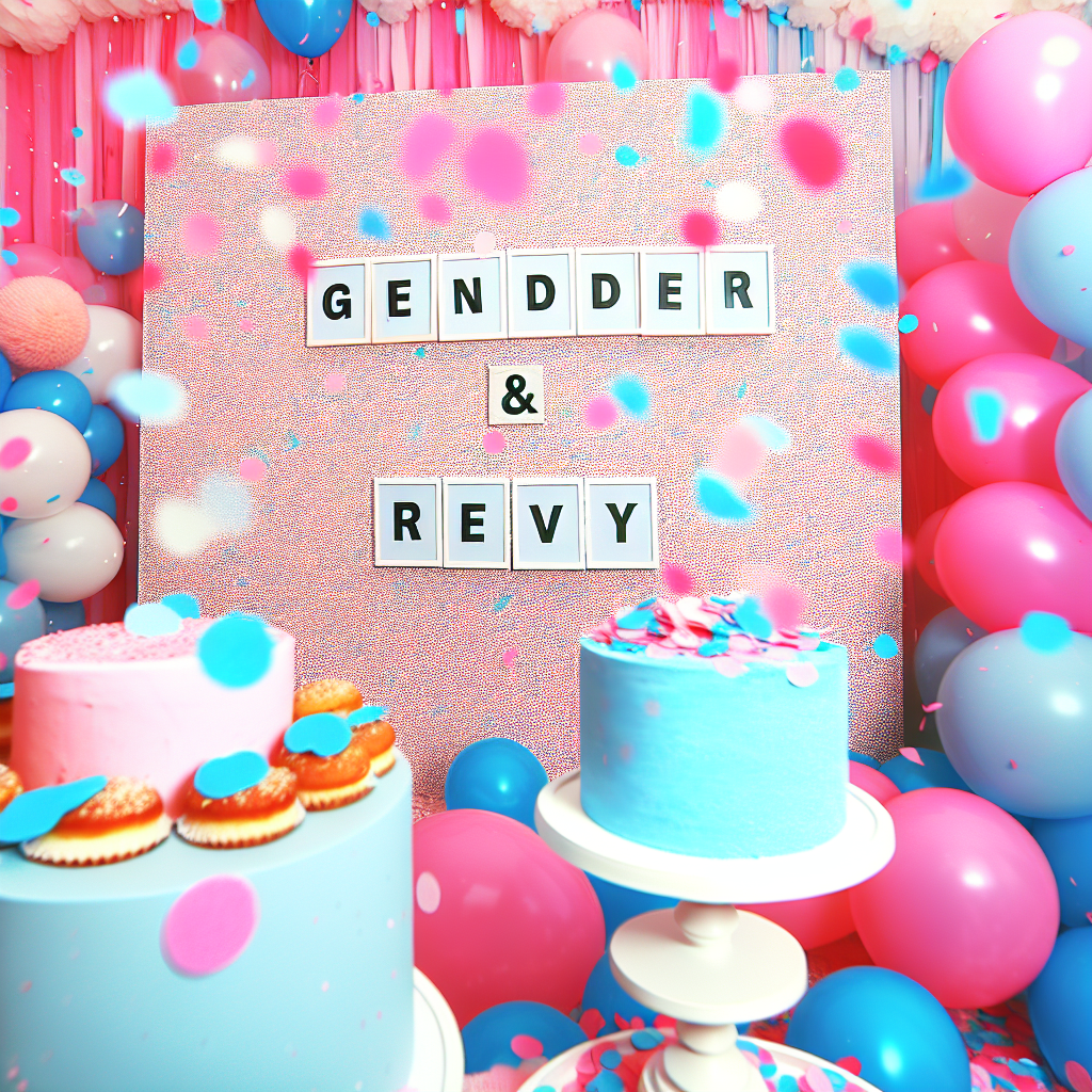 "Idee Creative per una Festa Gender Reveal con Confetti Rosa e Azzurri" 1 "Idee Creative per una Festa Gender Reveal con Confetti Rosa e Azzurri"