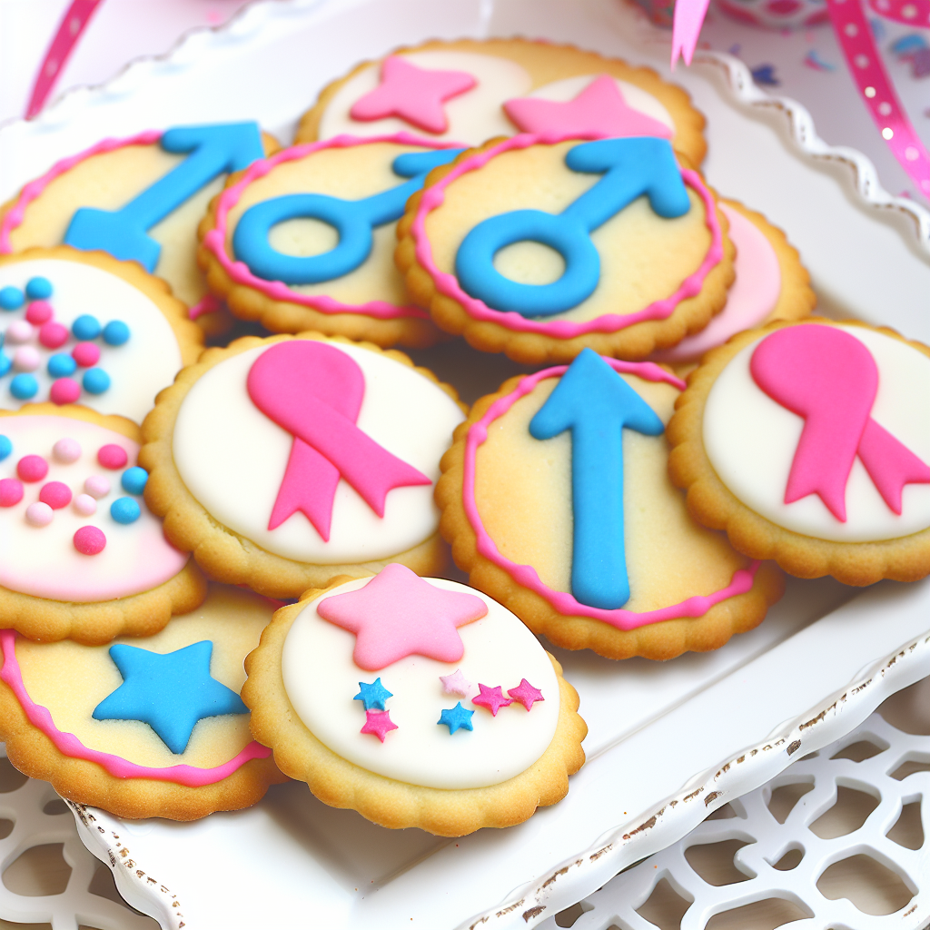 Biscotti Decorati per Gender Reveal: Idee Dolci per Annunciare il Sesso del Bebè 1 Biscotti Decorati per Gender Reveal: Idee Dolci per Annunciare il Sesso del Bebè